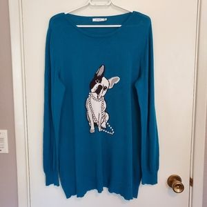 Ricki's French Bulldog Sweater - Size XL